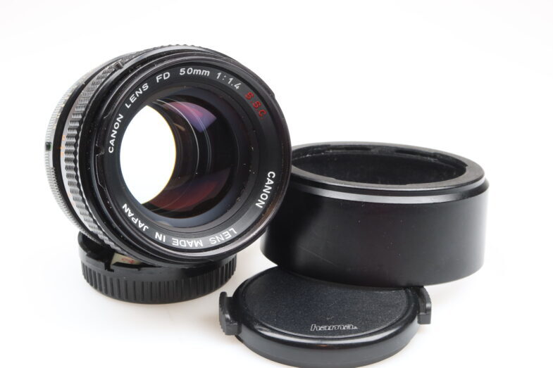 Canon FD 50mm f1.4 S.S.C. Objektiv lens FD Anschluss mount