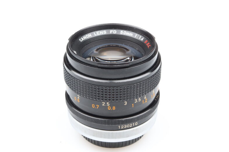 Canon FD 50mm f1.4 S.S.C. Objektiv lens FD Anschluss mount 99852 – Bild 2