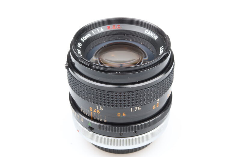 Canon FD 50mm f1.4 S.S.C. Objektiv lens FD Anschluss mount 99852 – Bild 3