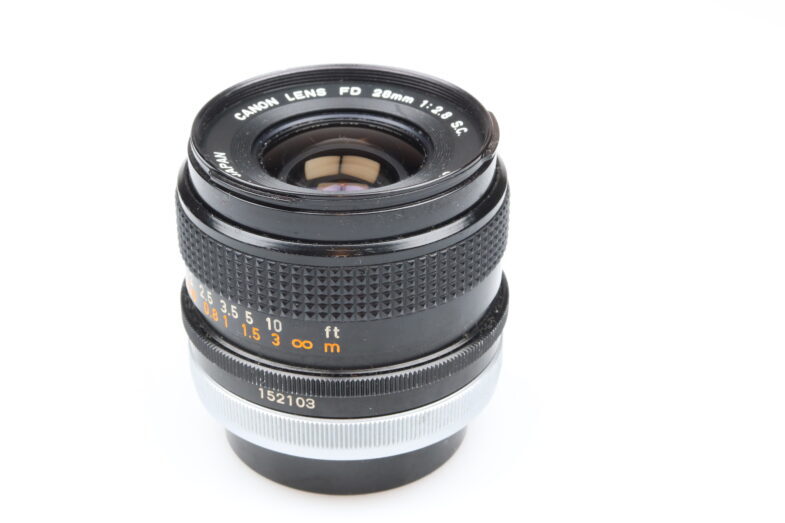 Canon FD 28mm f2.8 S.C. Objektiv lens FD Anschluss mount 99855 – Bild 2