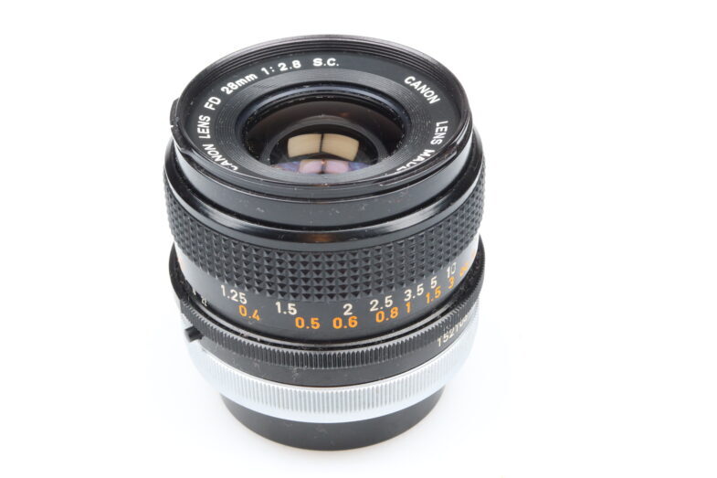 Canon FD 28mm f2.8 S.C. Objektiv lens FD Anschluss mount 99855 – Bild 3