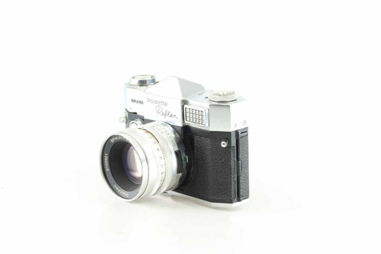 Braun Paxette Reflex mit Steinheil Braun Reflex Quinon 1,9 50 mm 90875 – Bild 2