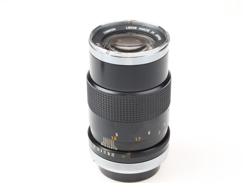 Canon FD 135mm f3.5 Objektiv lens Chrome Metallausführung 97871 – Bild 2