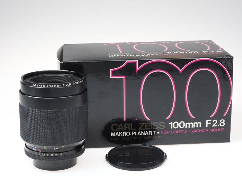 Carl Zeiss Makro Planar 100mm f2.8 T* Objektiv Contax Anschluss 97975 near mint - Image 1