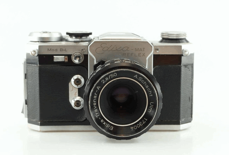Edixa Mat. Mod. B-L Kamera Tarvenar 50 Tele Xenar 135 Curtagon 35 Lens 93832 LOT – Bild 2