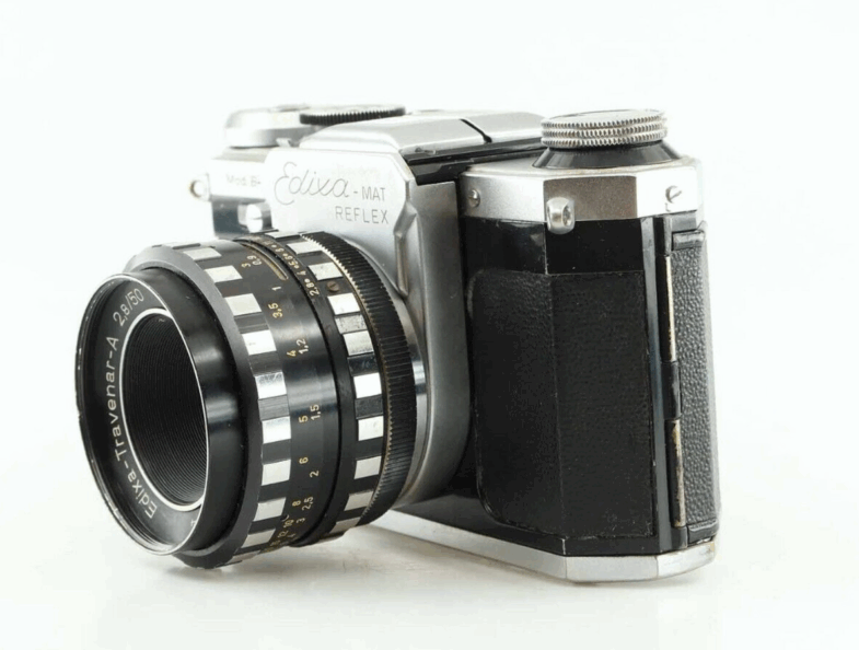 Edixa Mat. Mod. B-L Kamera Tarvenar 50 Tele Xenar 135 Curtagon 35 Lens 93832 LOT – Bild 3