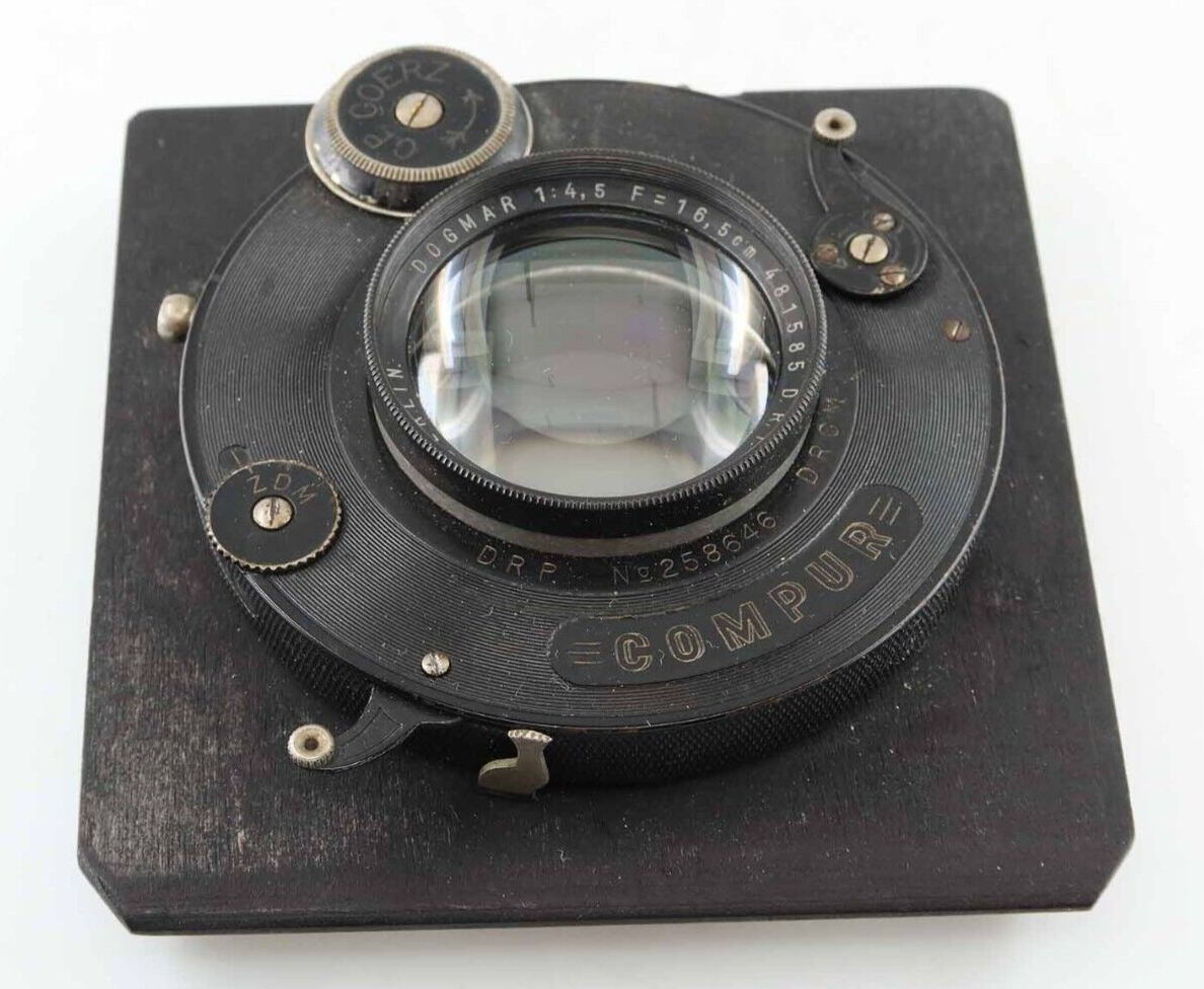 Goerz-Berlin-Dogmar-45-165cm-Compur-Objektiv-Lens-92934-364145795710 Goerz Berlin Dogmar 4.5 16,5cm Compur Objektiv Lens 92934 - Image 1