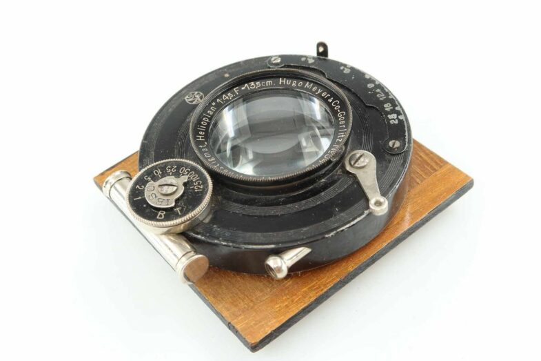 Hugo Meyer und Goerlitz Doppel Anastigmat Helioplan 4,5 13,5 cm 86902 – Bild 3