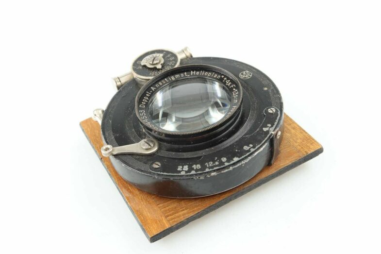 Hugo Meyer und Goerlitz Doppel Anastigmat Helioplan 4,5 13,5 cm 86902 – Bild 4