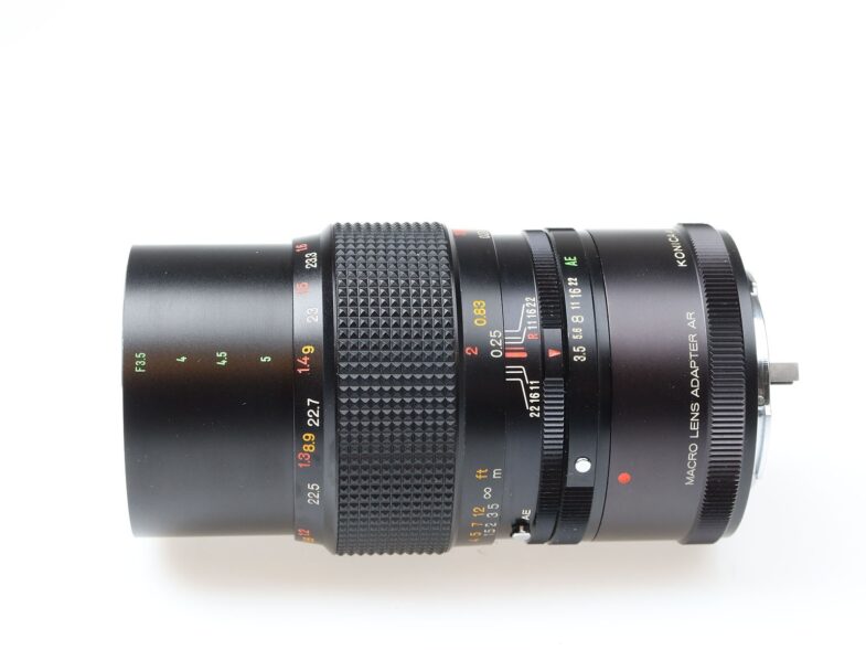 Konica Macro Hexanon AR 55mm f3.5 Objektiv lens 97857 near mint wie neu - Image 4