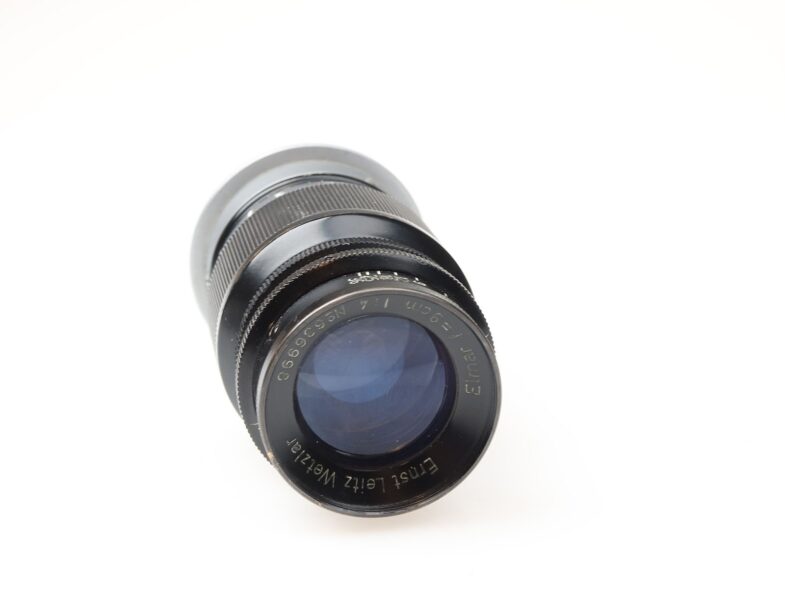 Leica Elmar 90mm f4 Objektiv lens M39 Anschluss mount Leitz  98130 – Bild 5