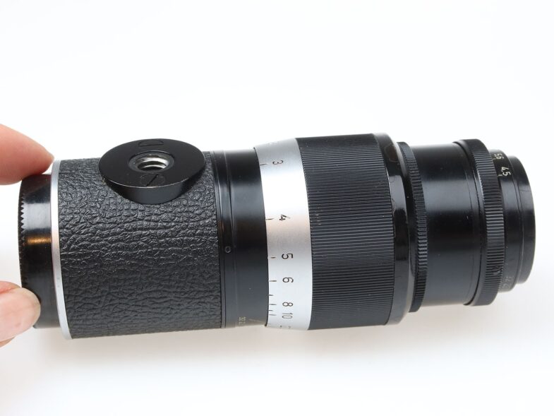 Leica Hektor 135mm f4,5 Objektiv Black chrome Leitz M39 mount 97824 near mint - Image 4
