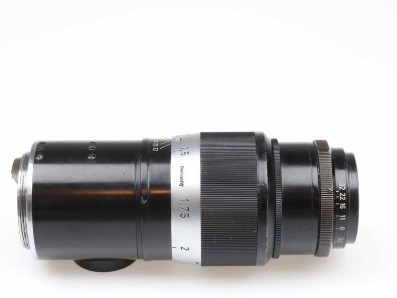 Leica Hektor 135mm f4,5 Objektiv Lens Black chrome Leitz Bakelit Dose M39 97596 - Image 2
