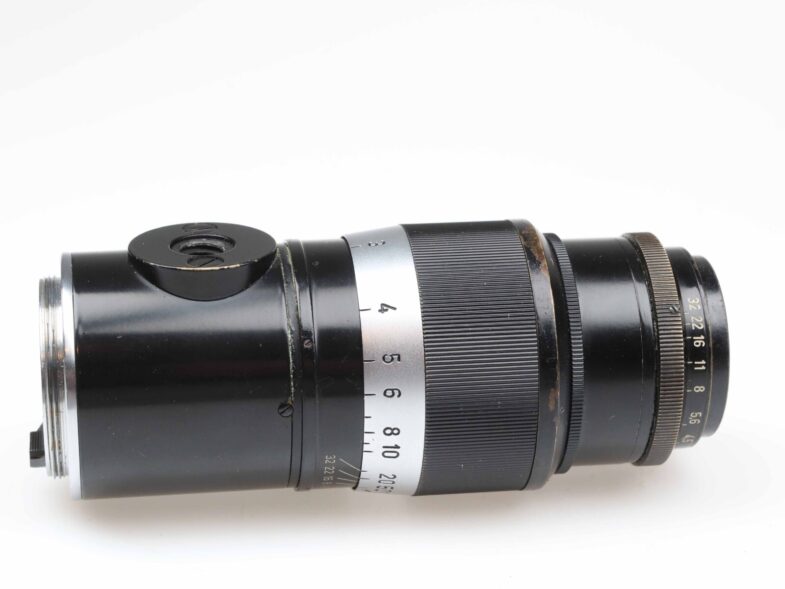 Leica Hektor 135mm f4,5 Objektiv Lens Black chrome Leitz Bakelit Dose M39 97596 - Image 4