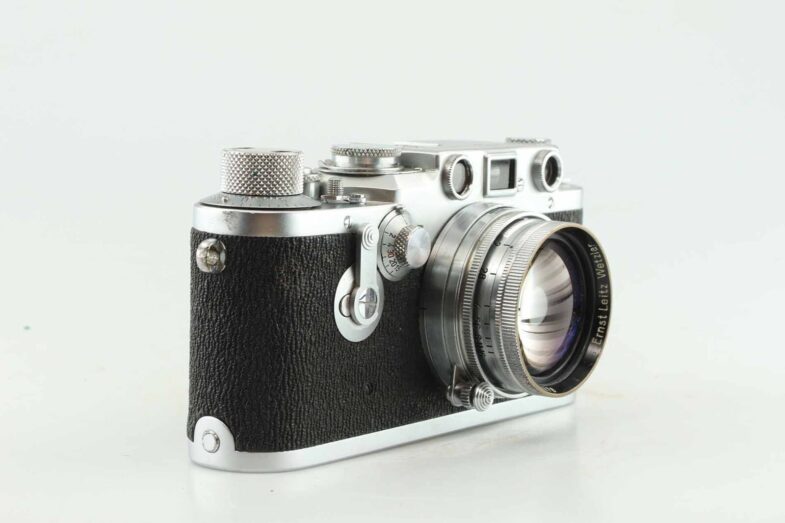 Leica IIIC Umbau IIIF  III F  Shark Skin Summitar Leitz 50mm 93523 – Bild 5