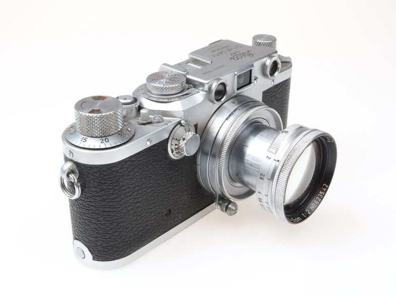 Leica  IIIC Umbau IIIF  Kamera Camera Summitar 50mm f2 Objektiv Leitz 98377 – Bild 2