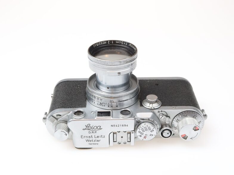 Leica  IIIC Umbau IIIF  Kamera Camera Summitar 50mm f2 Objektiv Leitz 98377 – Bild 5