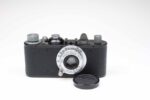 Leica Standard Kamera Camera black chrome Elmar 50mm f3.5 Objektiv 96491 top