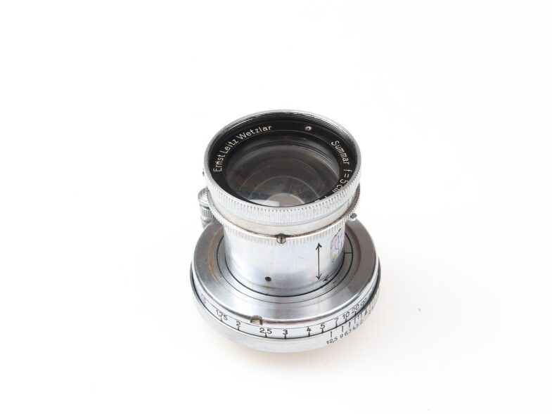 Leica Summar 50mm f2 Objektiv lens M39 Anschluss mount Leitz 98162 – Bild 4