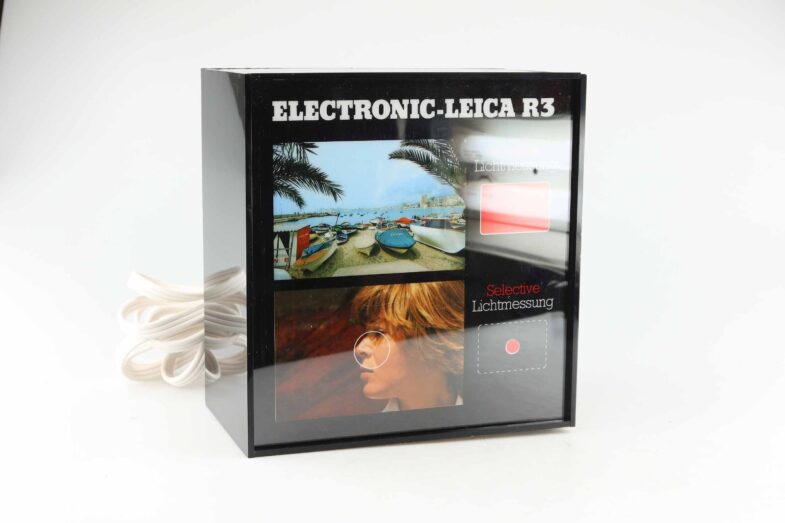 Leica Werbung Display R3 Rare Blinkdisplay advertising 92364 – Bild 1