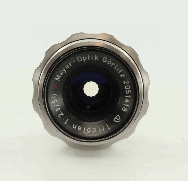 Meyer Optik Görlitz Trioplan 2,9 50 mm red V Exa Anschluss Mount 94317 – Bild 5