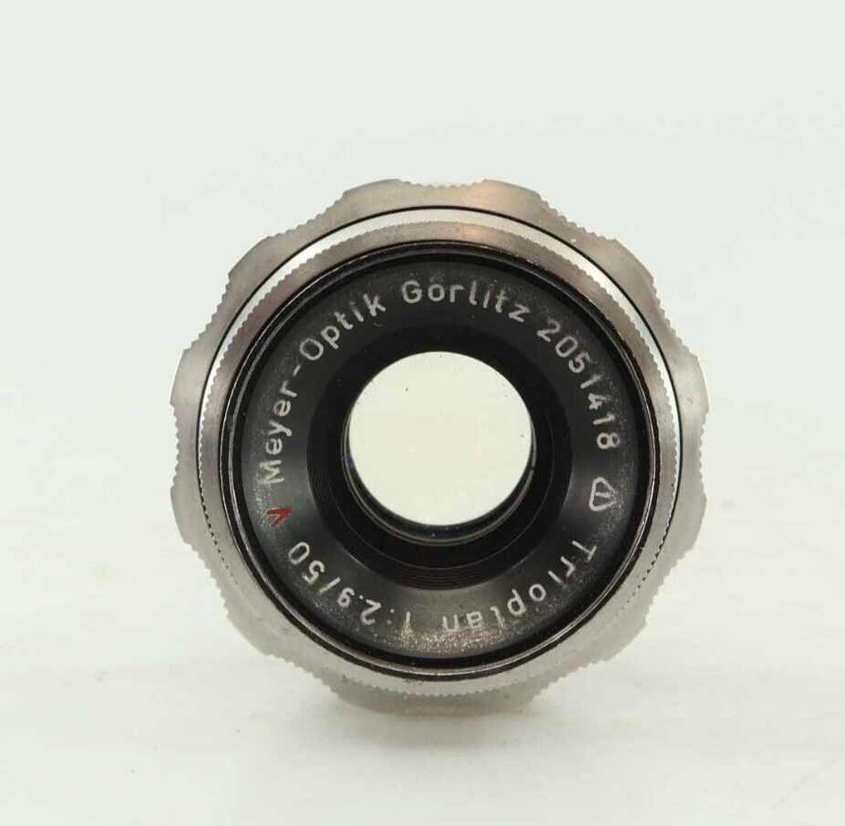 Meyer-Optik-Goerlitz-Trioplan-29-50-mm-red-V-Exa-Anschluss-Mount-94317-364475417110 Meyer Optik Görlitz Trioplan 2,9 50 mm red V Exa Anschluss Mount 94317 – Bild 1