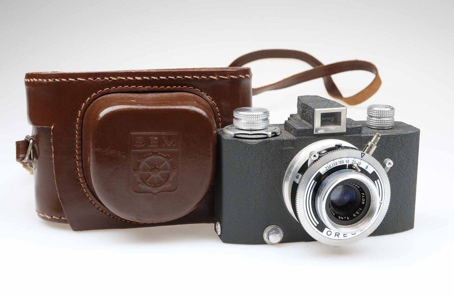 SEM-Baby-Kamera-camera-Flor-Berthiot-45mm-f35-Objektiv-Lens-95595-156260773640 SEM Baby Kamera camera Flor Berthiot 45mm f3.5 Objektiv Lens 95595 - Image 1