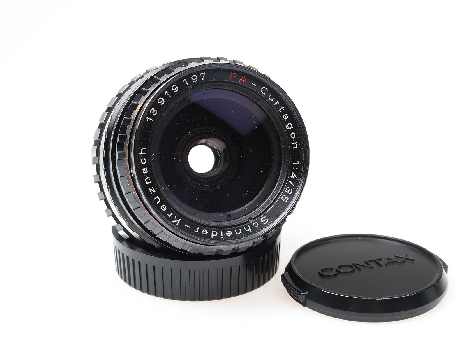 Schneider-Kreuznach-PA-Curtagon-35mm-f4-Objektiv-Contax-cy-mount-97988near-mint-365805945830 Schneider Kreuznach PA Curtagon 35mm f4 Objektiv Contax c/y mount 97988near mint – Bild 1