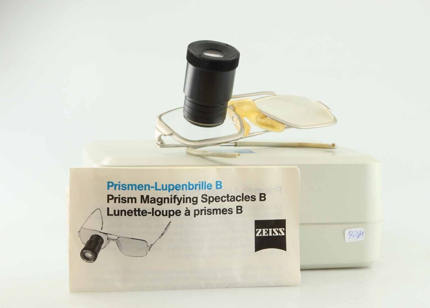 Zeiss-Magnifying-Spectacles-B-glasses-Prismen-Lupenbrille-B-94381-155797762980 Zeiss Magnifying Spectacles B glasses Prismen Lupenbrille B 94381 – Bild 1