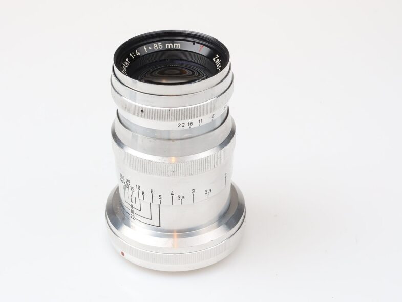Zeiss Triotar 85mm f4 redT Objektiv lens Contax Anschluss 97778 top condition - Image 3