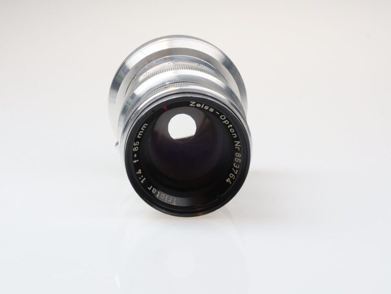 Zeiss Triotar 85mm f4 redT Objektiv lens Contax Anschluss 97778 top condition - Image 5