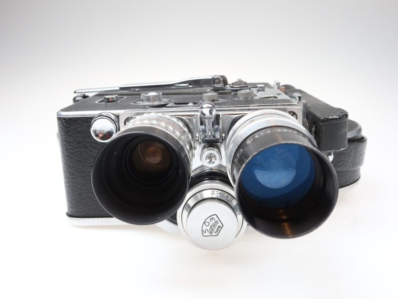 Bolex H16 Kamera Cinor 25mm f1.4 Tele Cinar 75mm f2.5 Cinar 17mm 97898 - Image 3