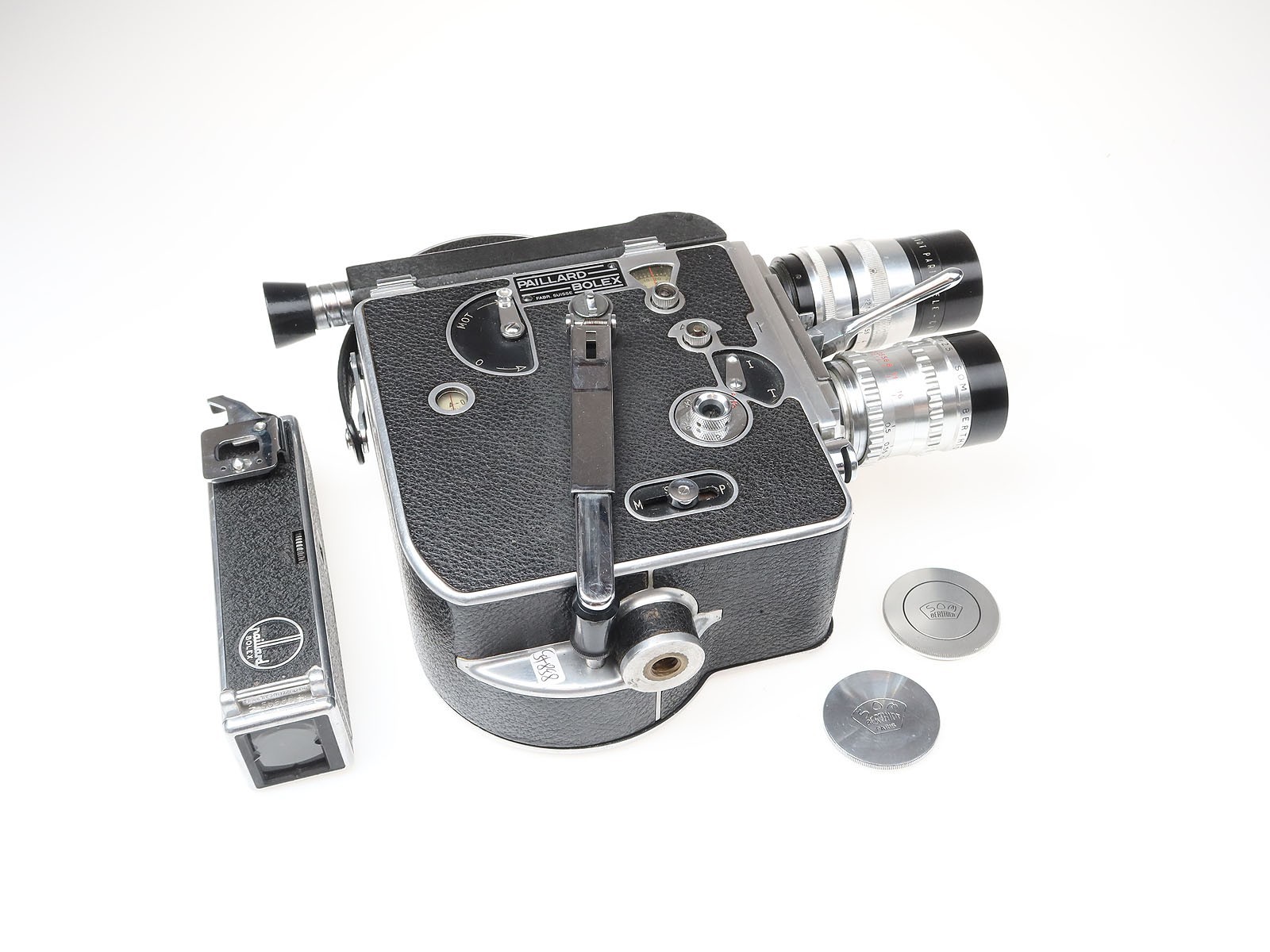 Bolex-H16-Kamera-Cinor-25mm-f14-Tele-Cinar-75mm-f25-Cinar-17mm-97898-157179335431 Bolex H16 Kamera Cinor 25mm f1.4 Tele Cinar 75mm f2.5 Cinar 17mm 97898 - Image 1
