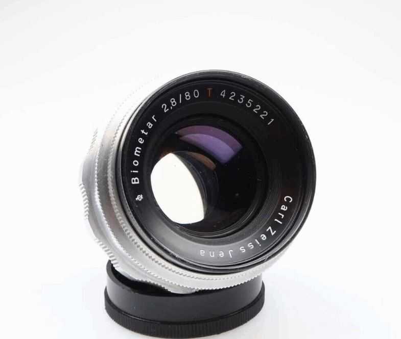 Carl Zeiss Biometar 80mm f2.8 red T Objektiv lens M42 Anschluss mount 96083 – Bild 5