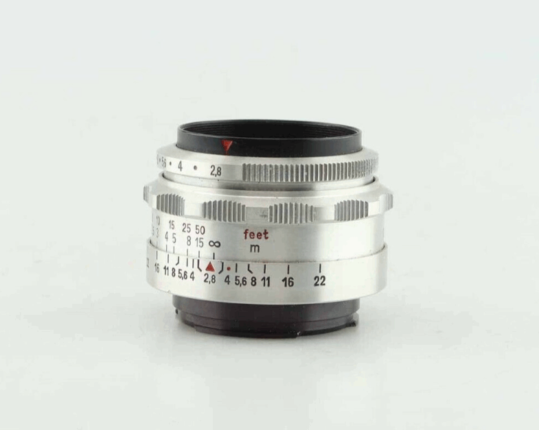 Carl Zeiss Tessar 2.8 50 mm Objektiv lens exa Anschluss mount   89777 – Bild 3