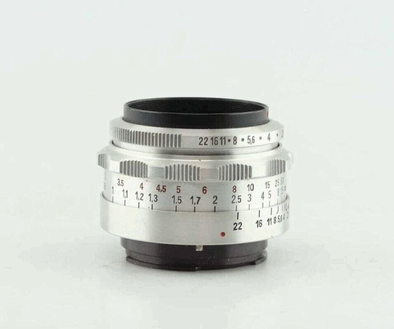 Carl Zeiss Tessar 2.8 50 mm Objektiv lens exa Anschluss mount   89777 – Bild 4