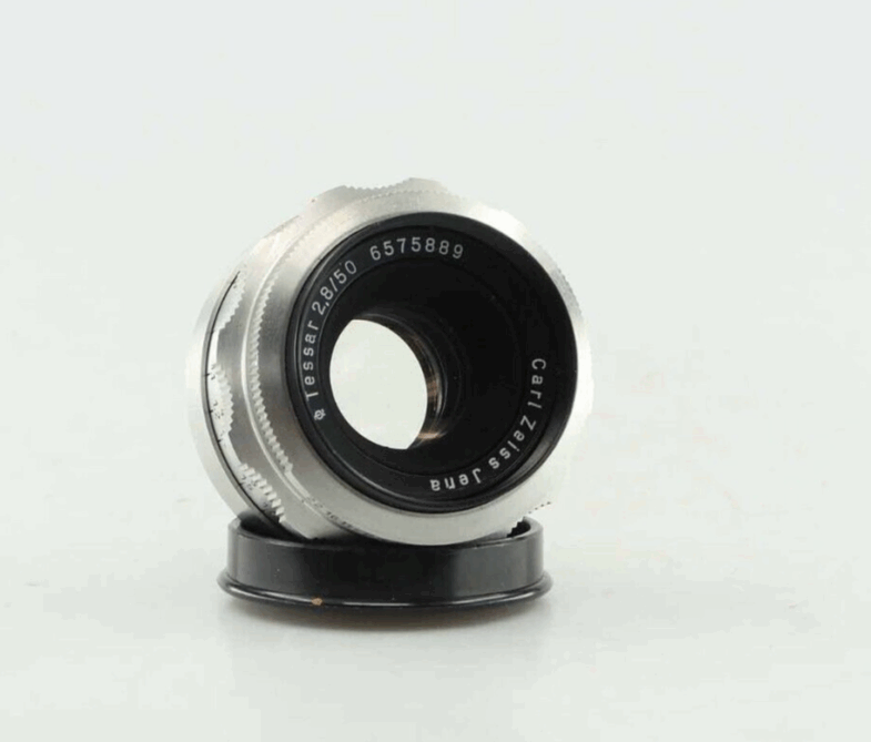 Carl Zeiss Tessar 50mm f2.8 Objektiv lens exa Anschluss mount