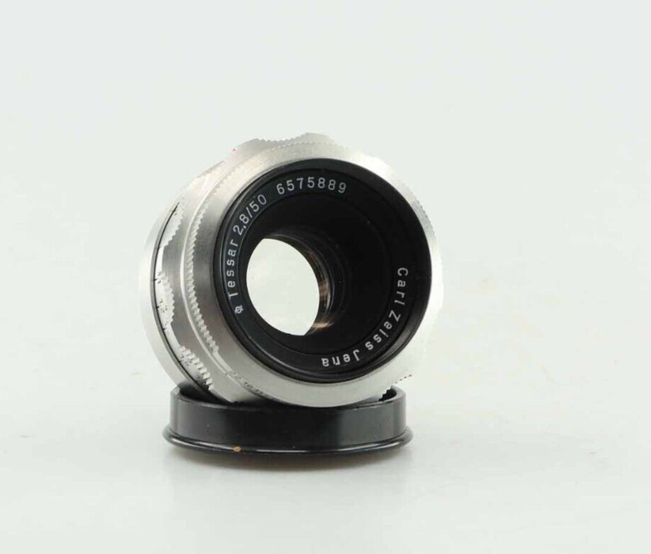 Carl-Zeiss-Tessar-28-50-mm-Objektiv-lens-exa-Anschluss-mount-89777-364375687111 Carl Zeiss Tessar 2.8 50 mm Objektiv lens exa Anschluss mount 89777 – Bild 1