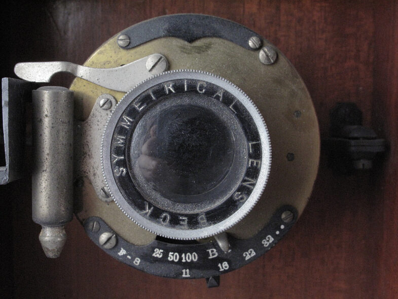 Detektiv Platten Kamera Butcher " The Midg " with Beck Symmetrical Lens 80983 - Image 5