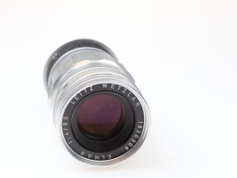 Leica Elmar 90mm f4 3Element Objektiv lens M39 Anschluss mount Leitz 98257 - Image 7