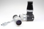 Leica Hektor 135mm f4.5  Objektiv lens Visoflex Doppeldrahtauslöser Leitz 95857
