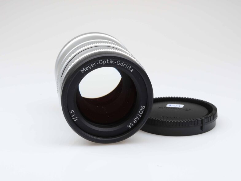 Meyer Optik Görlitz Biotar 58mm F1.5 Objektiv Sony E Anschluss 97227 near mint – Bild 5