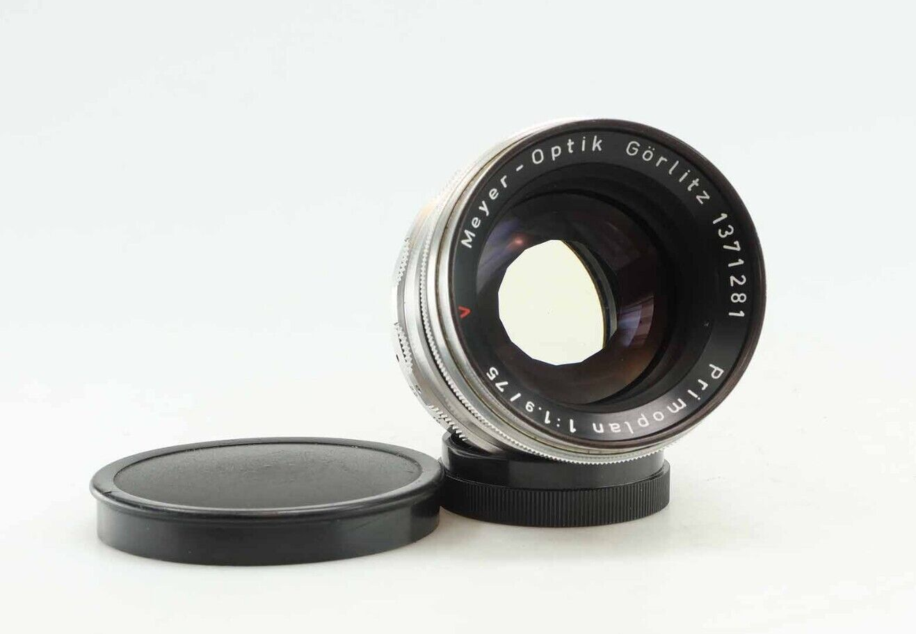 Meyer-Optik-Goerlitz-Primoplan-75mm-f19-red-V-Objektiv-Exa-Anschluss-Mount-95248-156129253491 Meyer Optik Görlitz Primoplan 75mm f1.9 red V Objektiv Exa Anschluss Mount 95248 – Bild 1
