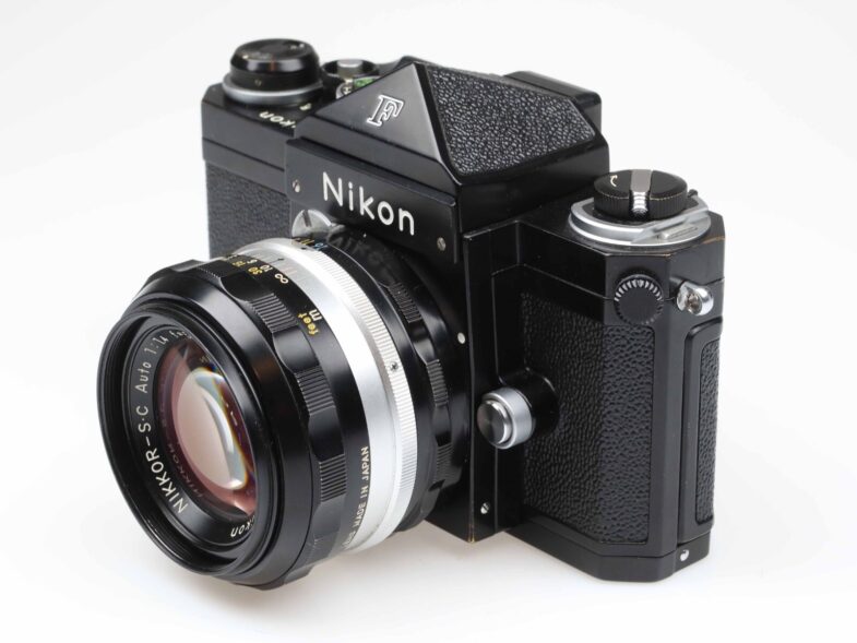 Nikon F Kamera camera Nikkor S.C. Auto 50mm f1.4 Objektiv lens near mint 97645 – Bild 2
