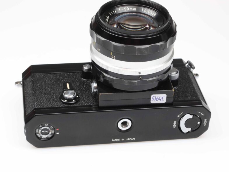 Nikon F Kamera camera Nikkor S.C. Auto 50mm f1.4 Objektiv lens near mint 97645 – Bild 5