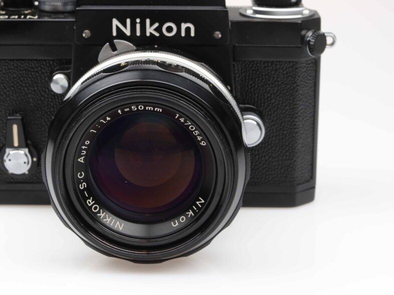 Nikon F Kamera camera Nikkor S.C. Auto 50mm f1.4 Objektiv lens near mint 97645 – Bild 7