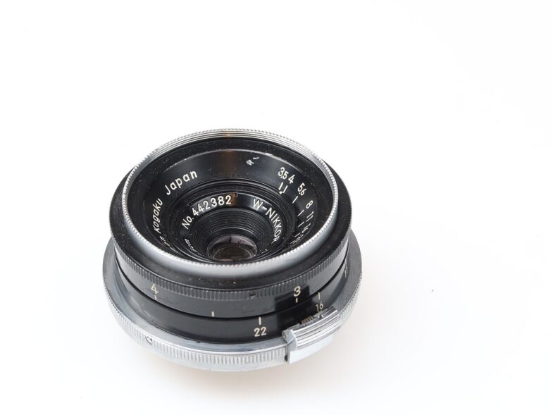 Nikon W-Nikkor 35mm f3.5 Objektiv Nippon Kogaku Japan rangefinder 97756near mint – Bild 3