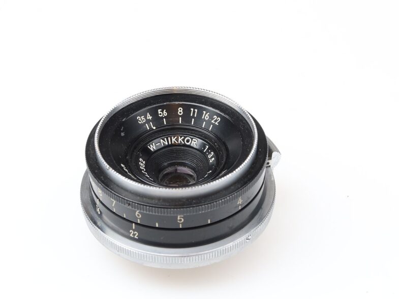 Nikon W-Nikkor 35mm f3.5 Objektiv Nippon Kogaku Japan rangefinder 97756near mint – Bild 4