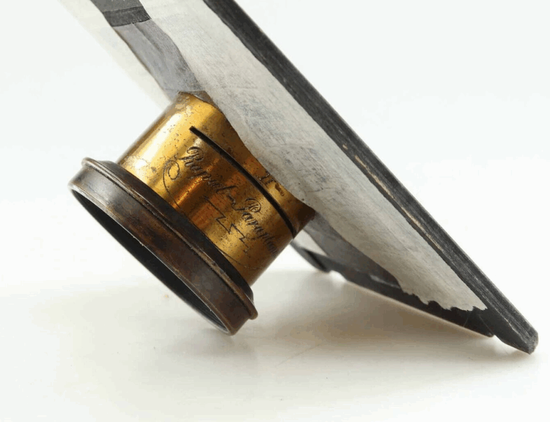 Rapid Paraplannt II Vintage lens Messing Objektiv auf Platte 95026 - Image 5