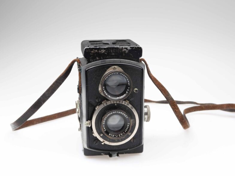 Rolleiflex 4x4 Baby Kamera camera Zeiss Tessar 60mm Typ 1 Objektiv lens 97030 - Image 1